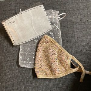 Natalie Mills Crystal Face Mask -Nude
